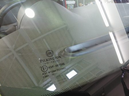 磨き後　ガラス