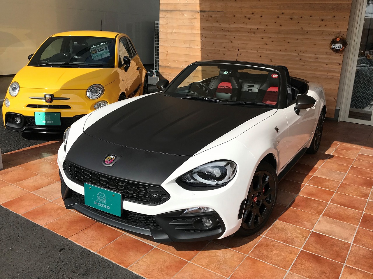 ABARTH124 spider NAVI&LEATHER PKG