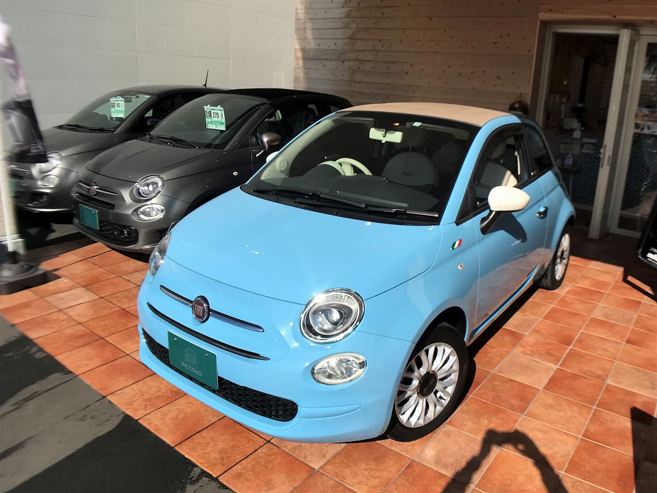 FIAT500C CieloBlu(チエーロブル)
